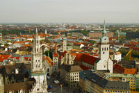 Вид на площадь Мариенплац. Недвижимость в Германии